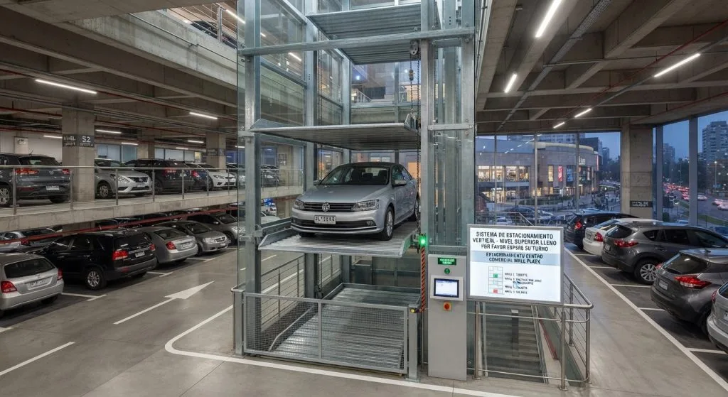 Soluciones de elevación vehicular para espacios comerciales en México