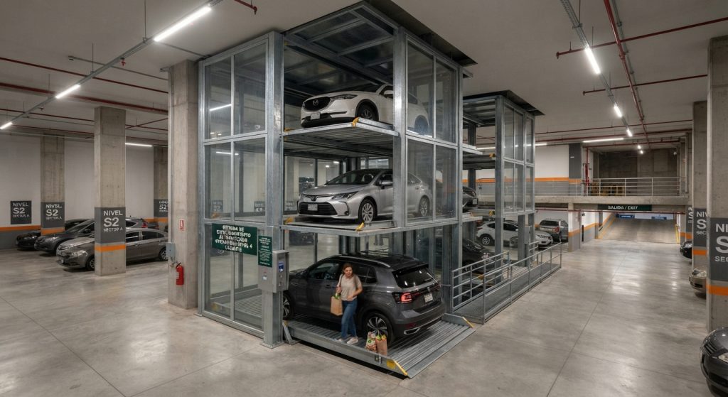Cómo integrar elevadores vehiculares en complejos habitacionales en México