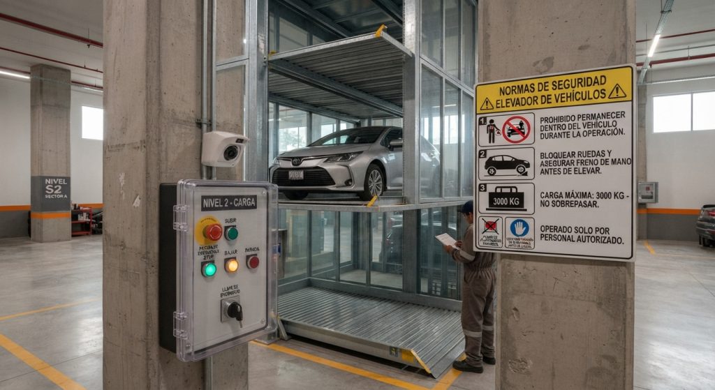 Normativas y seguridad en elevadores de autos en México