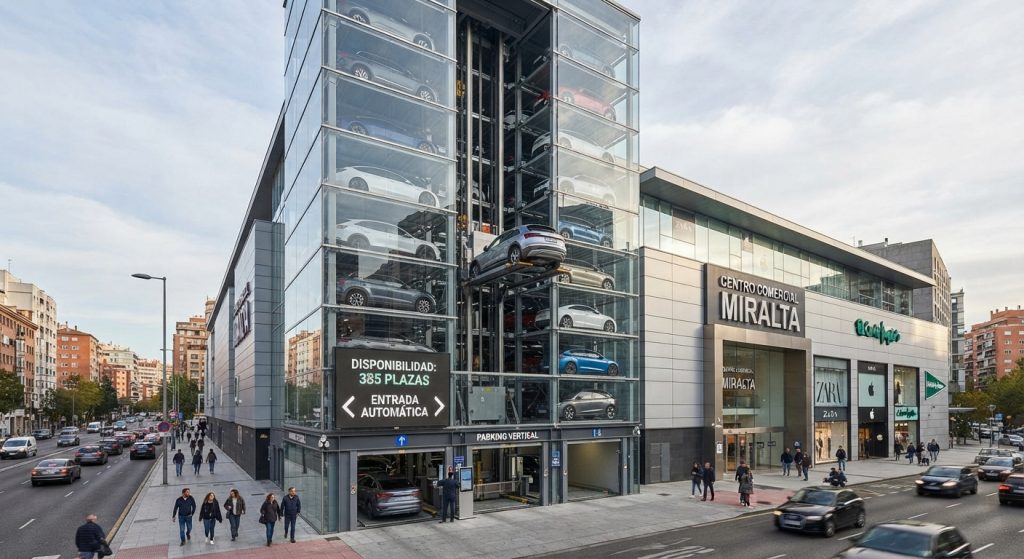 Optimizar espacios comerciales con torres de estacionamiento