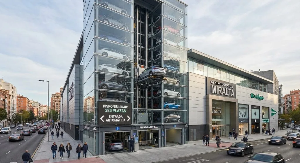 Optimizar espacios comerciales con torres de estacionamiento